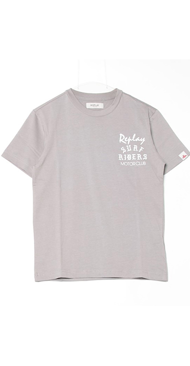 コットンジャ－ジーバイカープリントＴシャツ 詳細画像